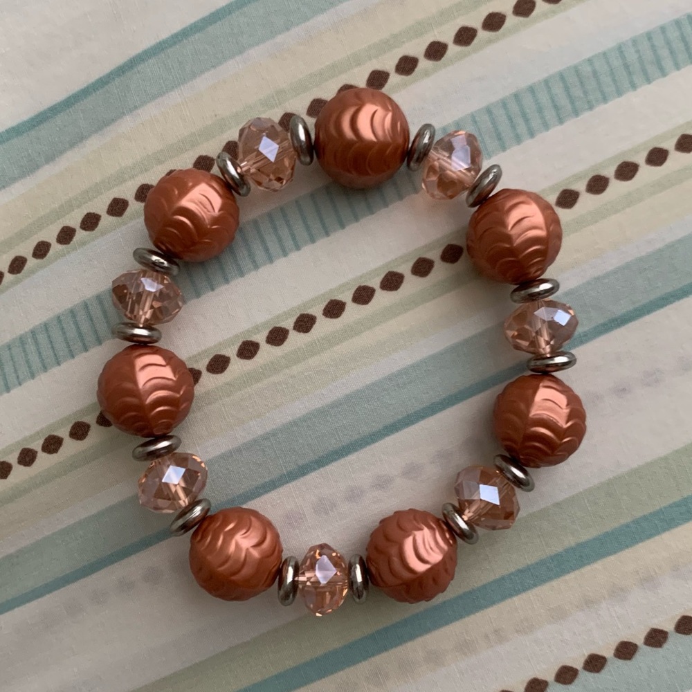 Rose Gold Beaded Bracelet